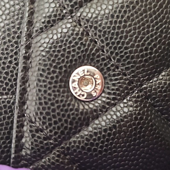 NEW AUTHENTIC Chanel Flap Cardholder Black - Picture 6 of 15